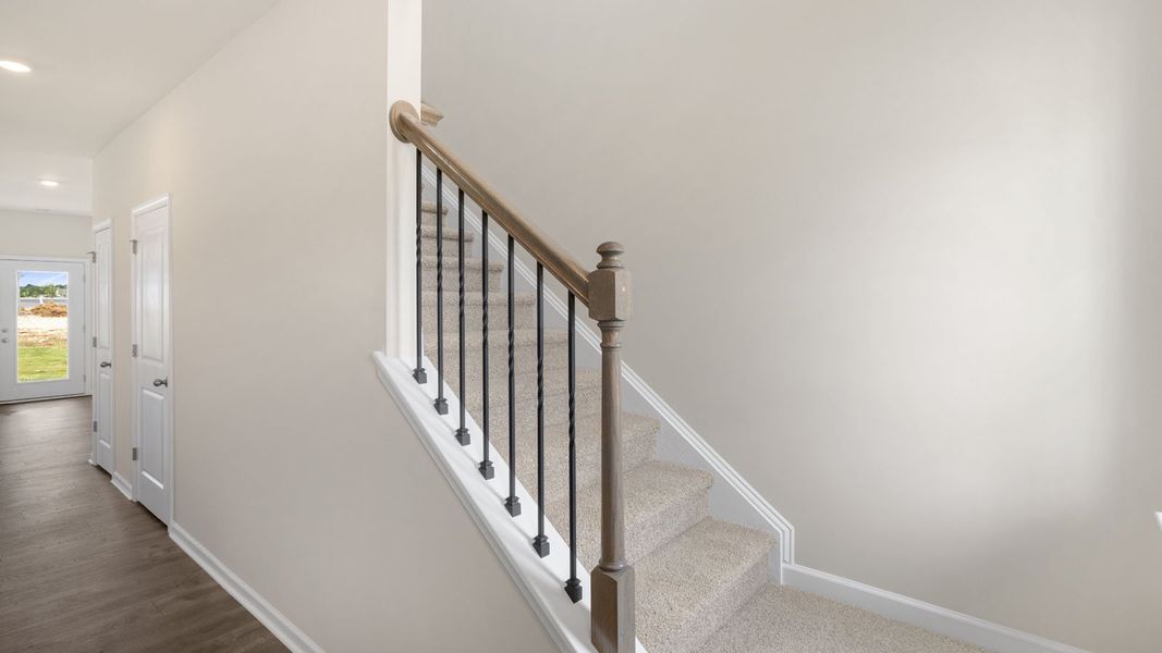 Spacious, unfurnished interior of a new home in Clock Road Townhomes, New Bern (Image 21).