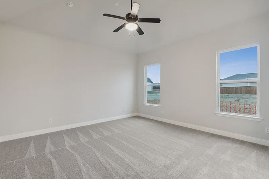 Representative unfurnished interior of a home built from the Logan by Cambridge Homes in Lake Park, Rowlett (Image 21).