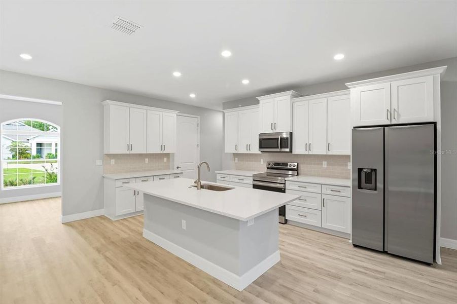 Furnished interior view inside a new home in , Homosassa (Image 12).