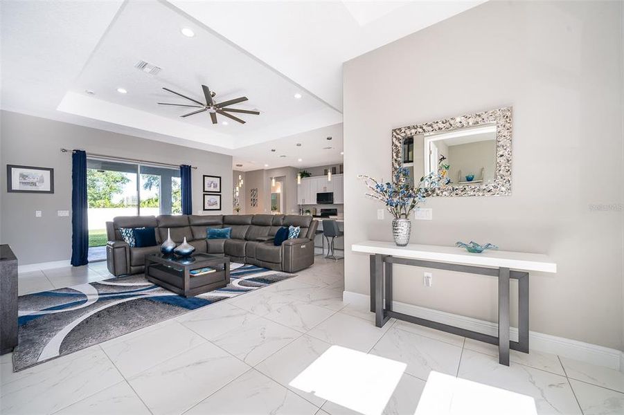 Furnished interior view inside a new home in , St. Cloud (Image 12).