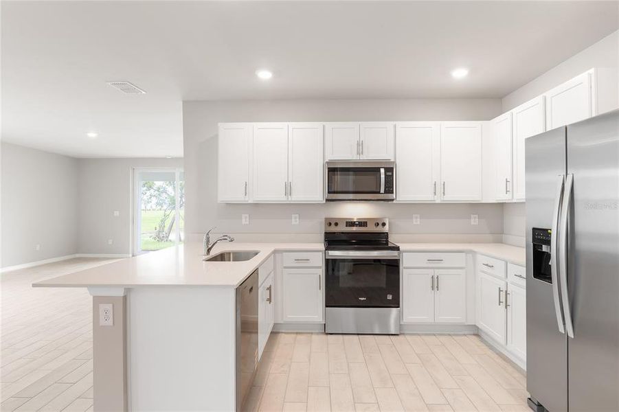Furnished interior view inside a new home in Sea Cove, Punta Gorda (Image 4). Furnished interior view inside a new home in Sea Cove, Punta Gorda (Image 4).