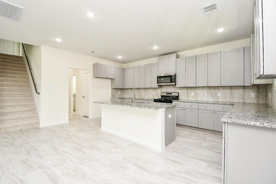 Furnished interior view inside a new home in , Houston (Image 14). Furnished interior view inside a new home in , Houston (Image 14).