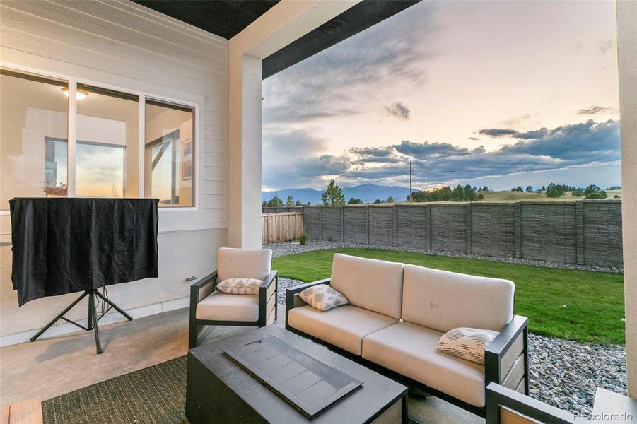 Exterior details and patio area of a home in , Colorado Springs (Image 21).