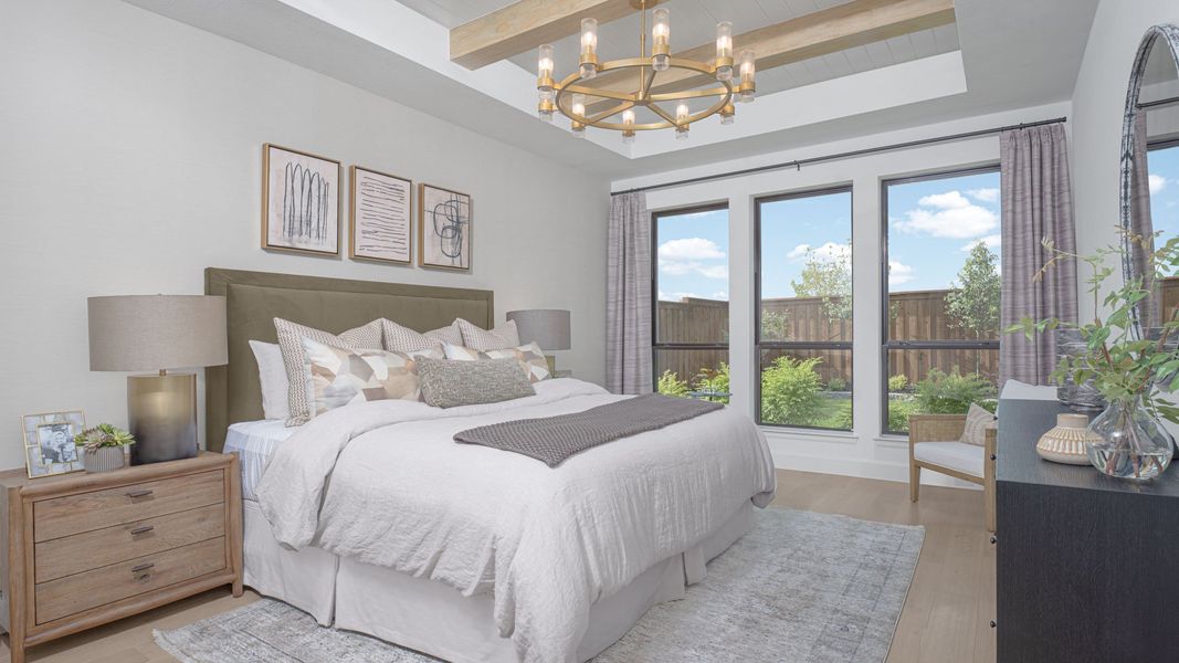 Furnished interior view inside a new home in Kallison Ranch, San Antonio (Image 8).