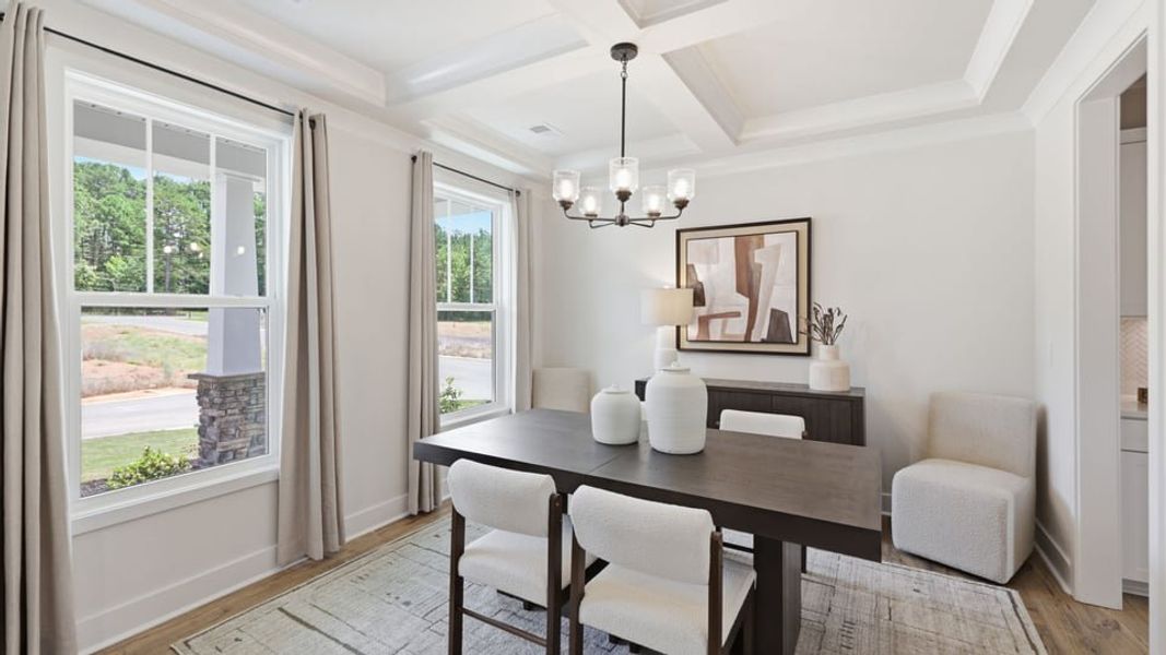 Furnished interior view inside a new home in Adams Glen, Greenville (Image 8).
