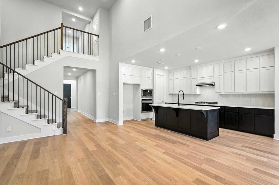 Representative Family Room - some options shown