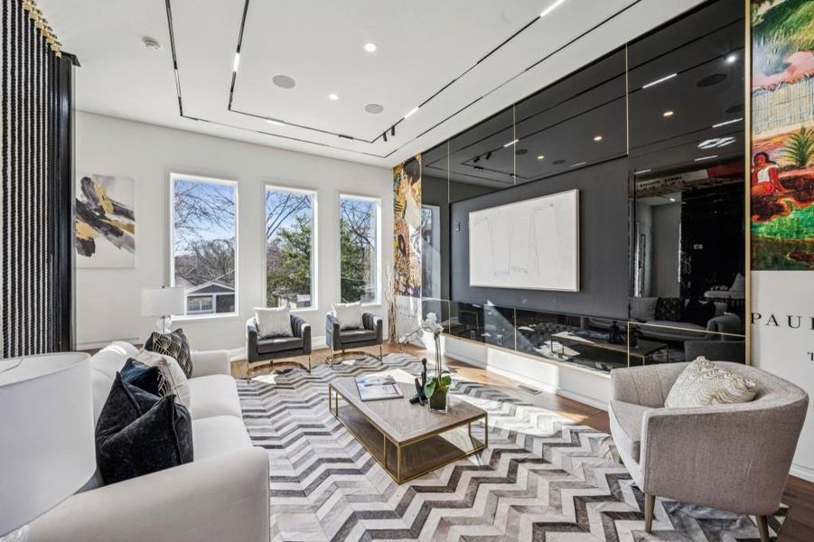 Furnished interior view inside a new home in , Atlanta (Image 12). Furnished interior view inside a new home in , Atlanta (Image 12).