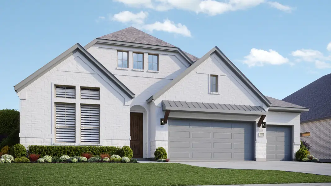 Representative exterior photo of a completed home built from the Vanderbilt by DRB Homes in Green Meadows Classic, Celina, TX (Image 4).