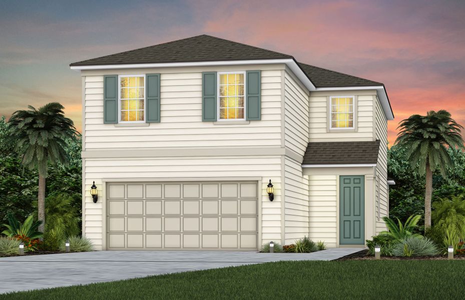 Representative exterior photo of a completed home built from the Trailside by Pulte Homes in Murray Farms, Middleburg, FL (Image 23).