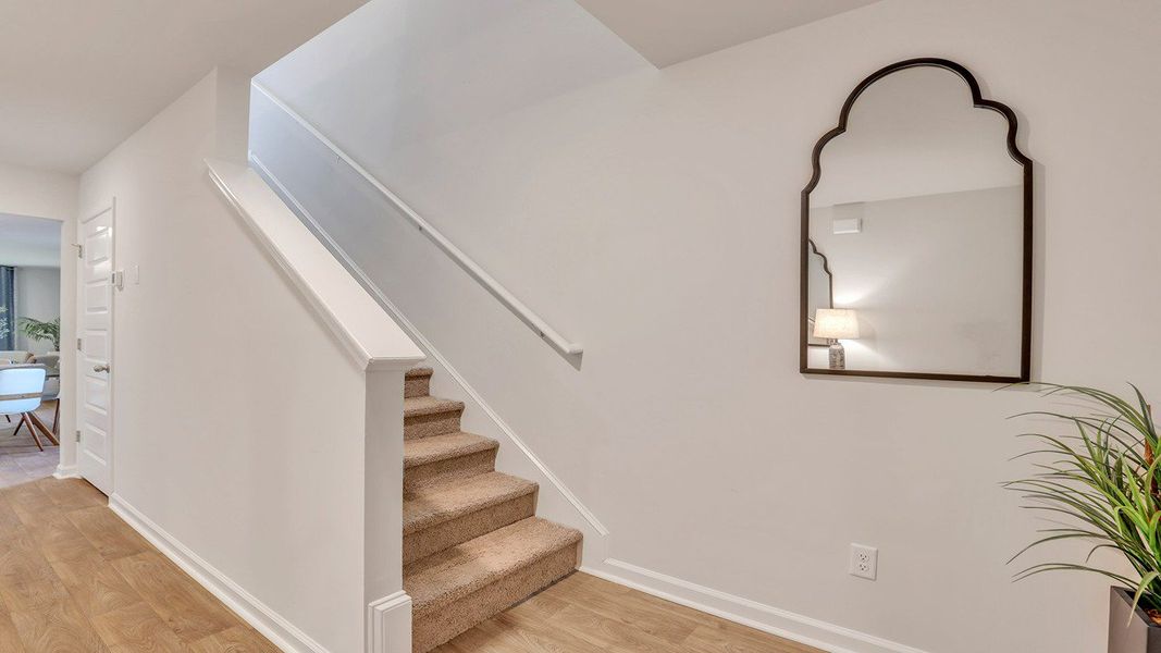 Representative unfurnished interior of a home built from the ROBIE by D.R. Horton in Longleaf Village, Rincon (Image 20).