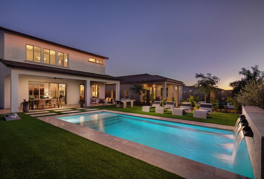 Representative exterior details of a home built from the The Reserva by David Weekley Homes in Artesa at Soleo, San Tan Valley (Image 3).