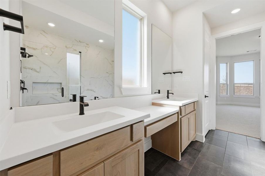 Furnished interior view inside a new home in Wildflower Ranch: 50ft. lots, Dish (Image 7).