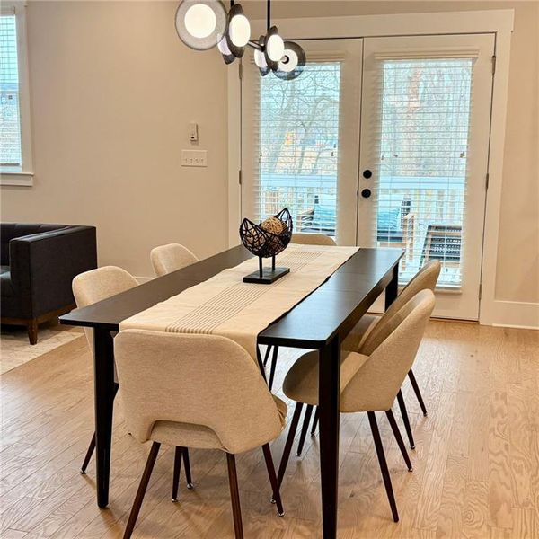 Furnished interior view inside a new home in , Atlanta (Image 12).