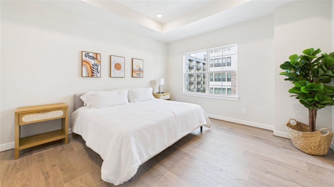 Furnished interior view inside a new home in White Oak Station, Houston (Image 25). Furnished interior view inside a new home in White Oak Station, Houston (Image 25).