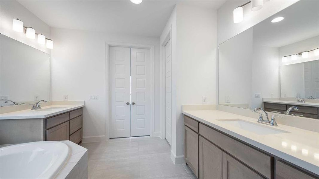 Furnished interior view inside a new home in Avondale 45', Fate (Image 9). Furnished interior view inside a new home in Avondale 45', Fate (Image 9).