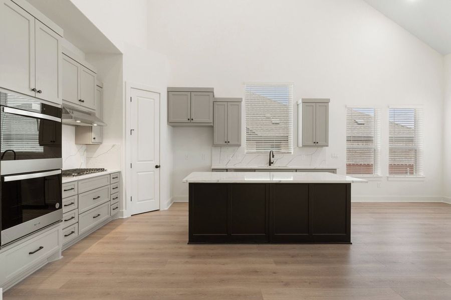 Furnished interior view inside a new home in Sauls Ranch, Round Rock (Image 8).