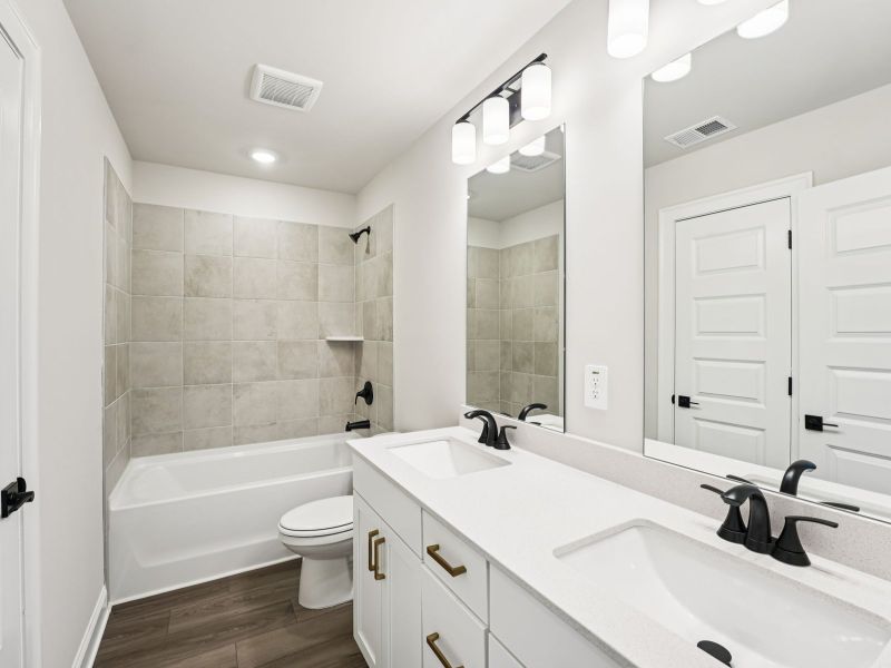 Furnished interior view inside a new home in Hemingway - Highland Series, Cumming (Image 11).
