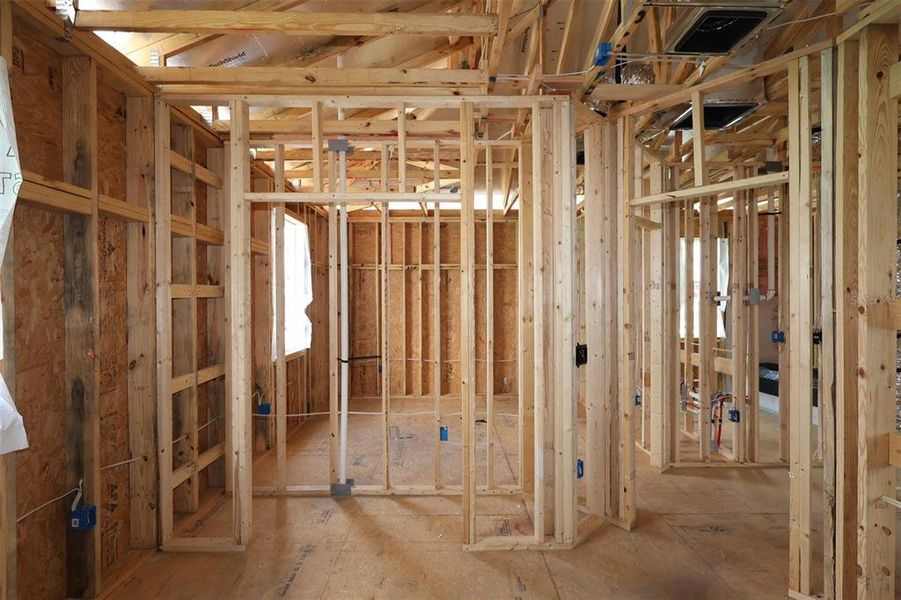 In-progress construction of a new home in Center Lake on the Park, St. Cloud, FL (Image 11).