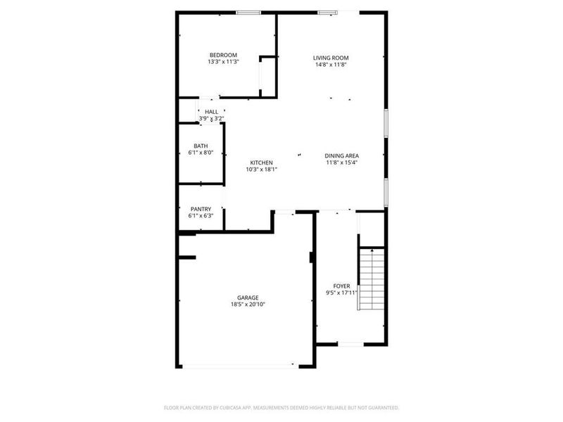 2D floor plan layout of this home in , Dawsonville, GA (Image 5).