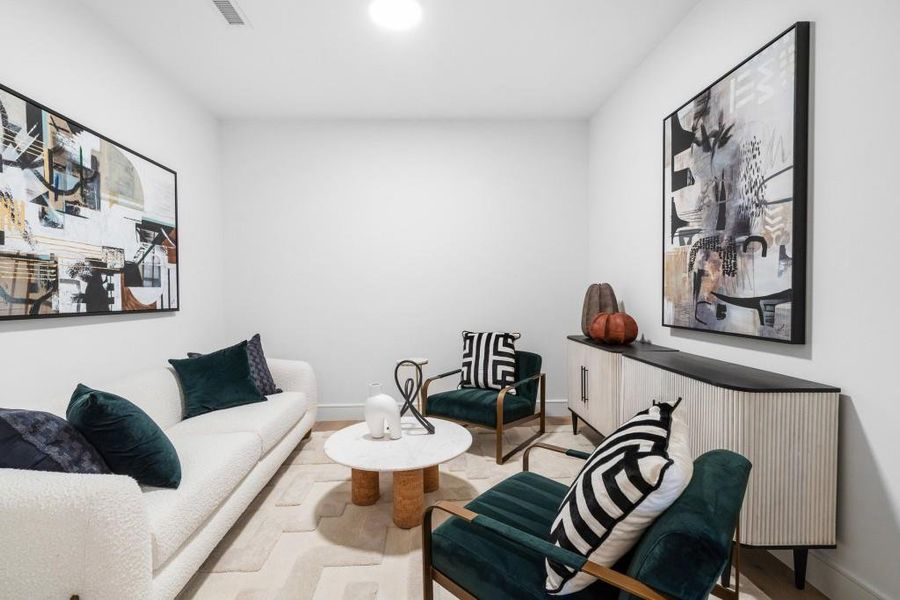 Furnished interior view inside a new home in The Dillon Buckhead, Atlanta (Image 13). Furnished interior view inside a new home in The Dillon Buckhead, Atlanta (Image 13).