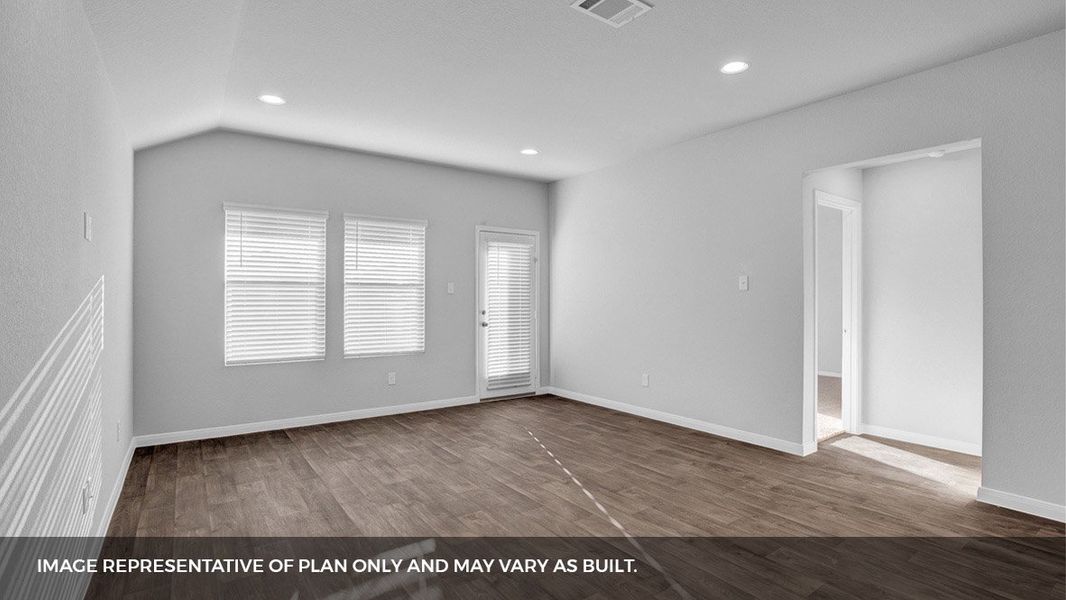 Spacious, unfurnished interior of a new home in Southgrove, Kyle (Image 10).
