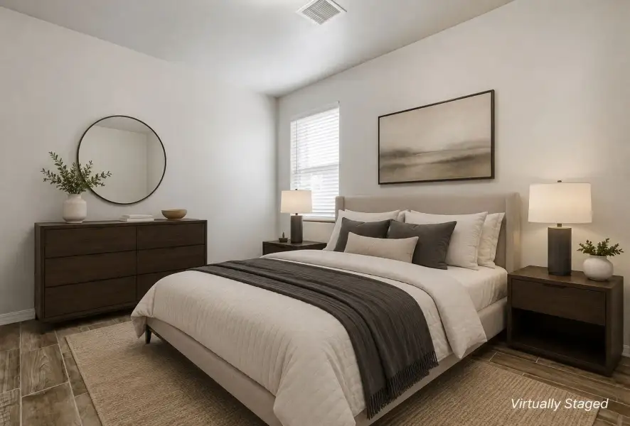 Furnished interior view inside a new home in Paseo del Este, El Paso (Image 7). Furnished interior view inside a new home in Paseo del Este, El Paso (Image 7).