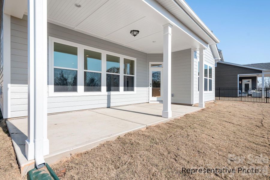 Exterior details and patio area of a home in Wildbrook, Denver (Image 17).