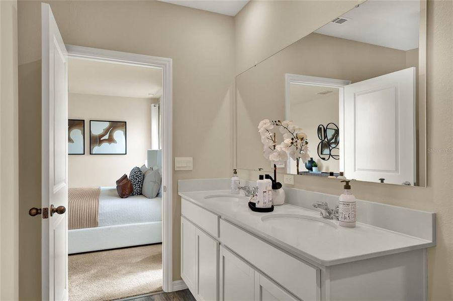 Furnished interior view inside a new home in Crossroads at Kelly Park, Apopka (Image 19).