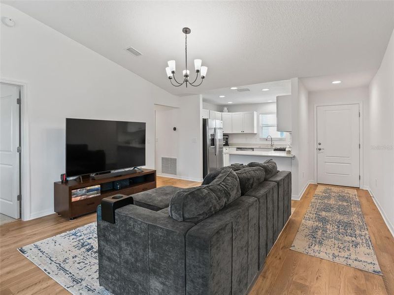 Furnished interior view inside a new home in , The Villages (Image 9).