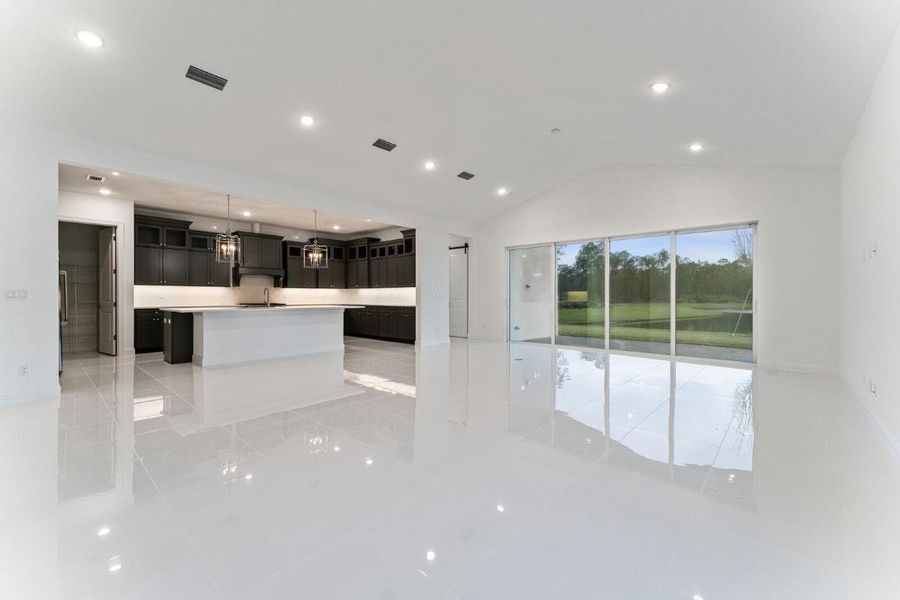 Dining Area, Great Room and Kitchen