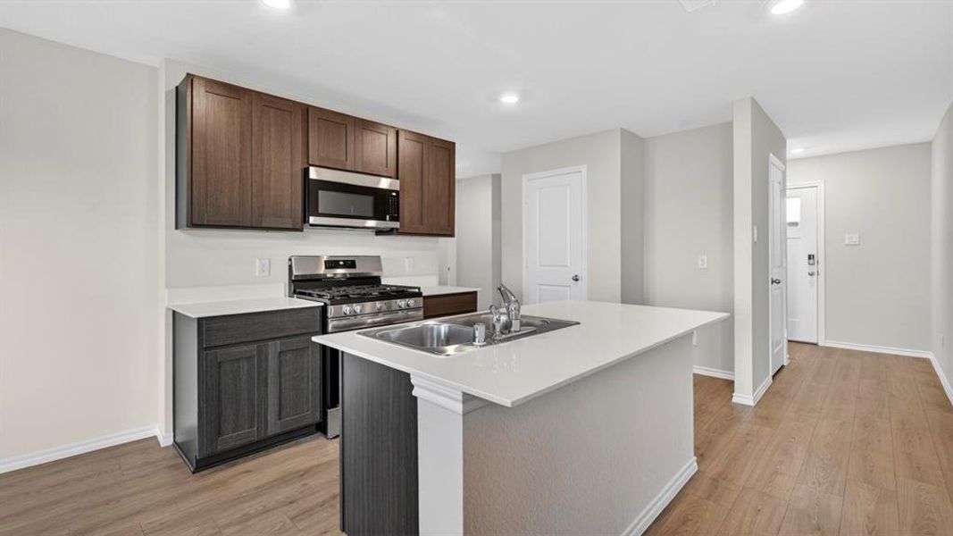 Furnished interior view inside a new home in The Hills of Sherman, Sherman (Image 6).
