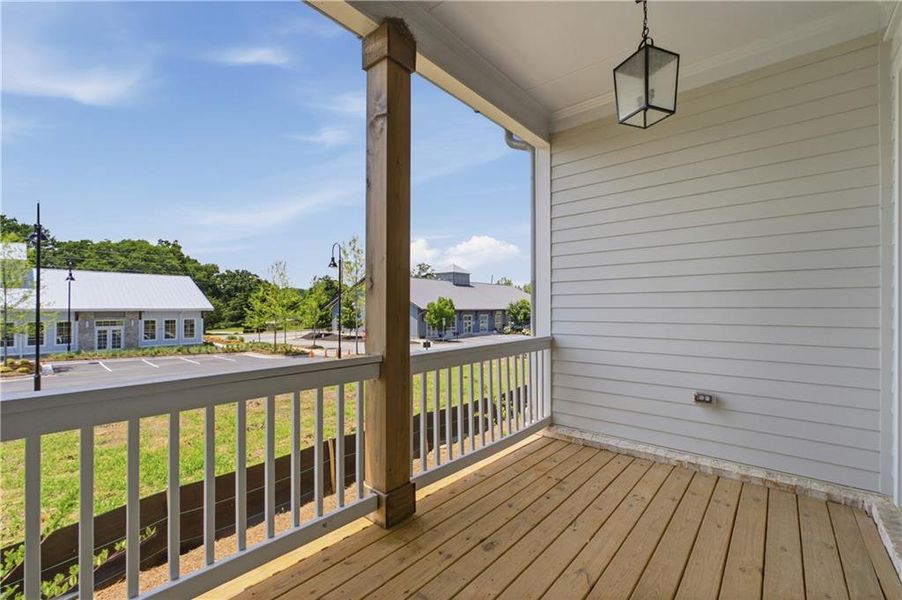 Exterior details and patio area of a home in , Alpharetta (Image 21).
