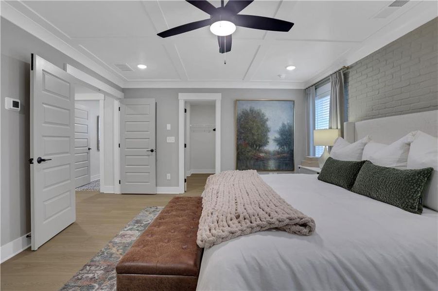 Furnished interior view inside a new home in , Cartersville (Image 45).