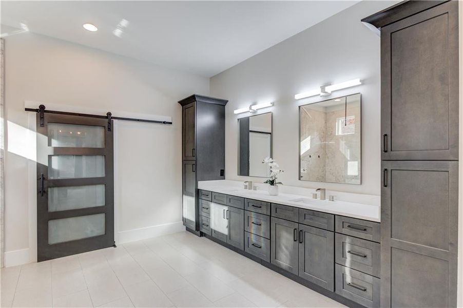 Furnished interior view inside a new home in , Suwanee (Image 18).