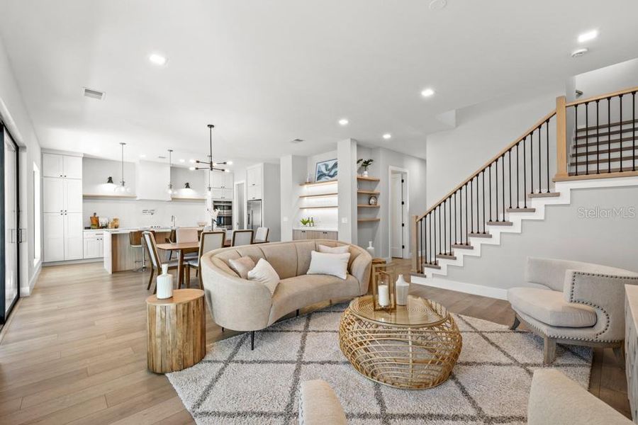 Furnished interior view inside a new home in , Orlando (Image 14).