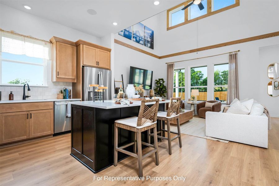 Furnished interior view inside a new home in Estancia West, Manchaca (Image 6).