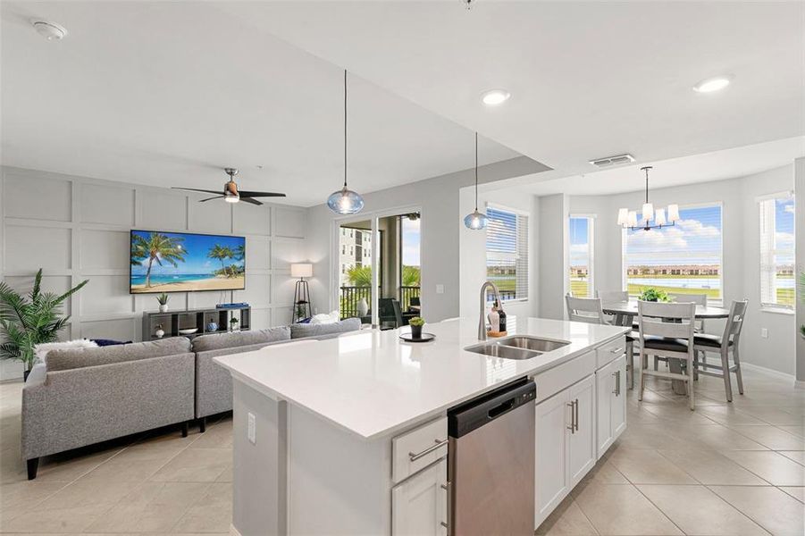 Furnished interior view inside a new home in , Punta Gorda (Image 11).
