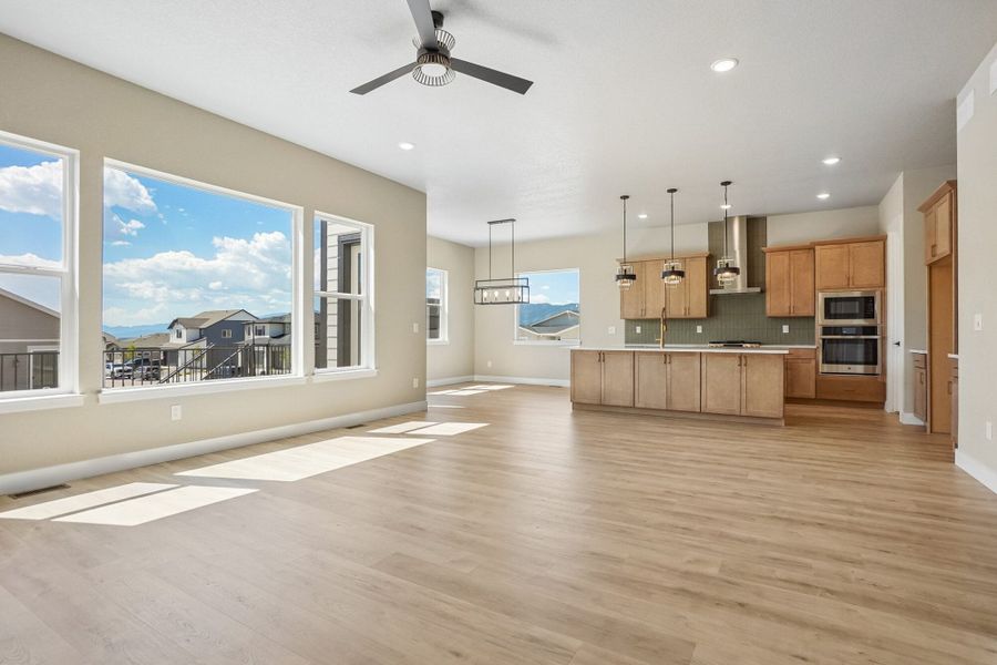 Spacious, unfurnished interior of a new home in Jackson Creek North, Monument (Image 41).
