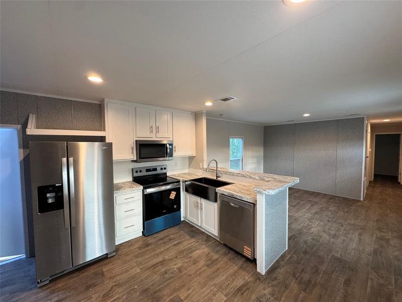 Furnished interior view inside a new home in , Granbury (Image 3). Furnished interior view inside a new home in , Granbury (Image 3).
