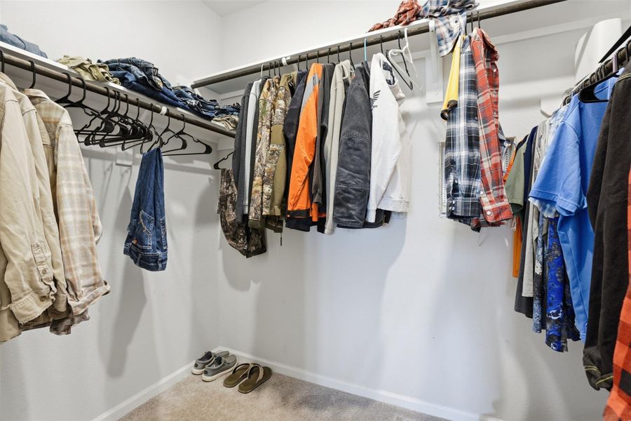 Primary closet
