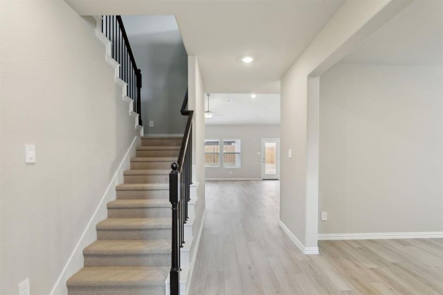 Photo is not of the actual home, but is an inspirational photo of builder’s model home and may depict options, furnishings, and/or decorator features that are not included.