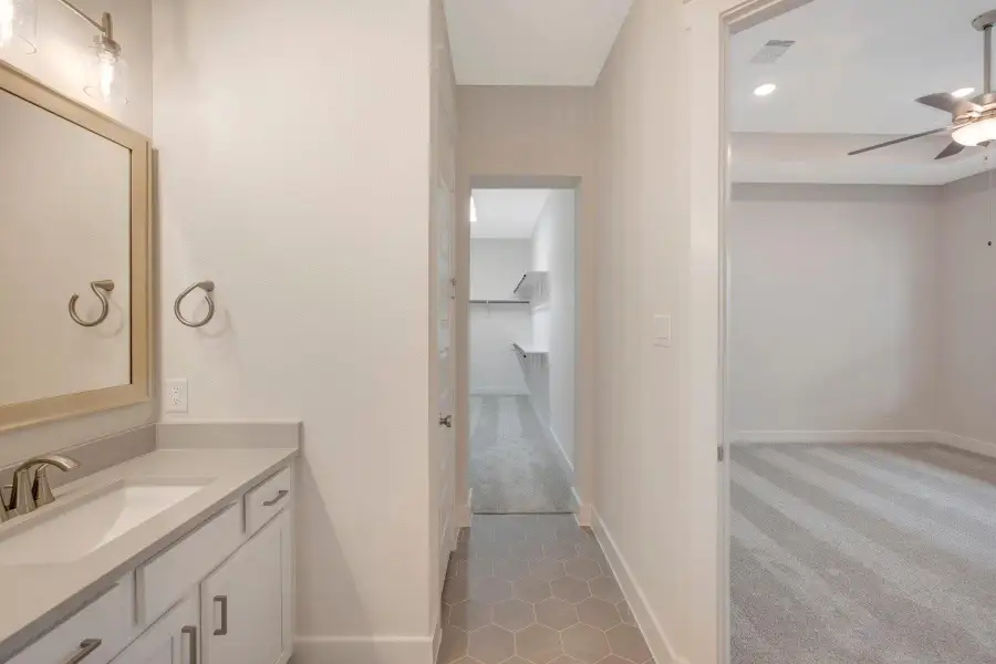 Furnished interior view inside a new home in Two Step Farm - Landmark Row Collection, Montgomery (Image 10).