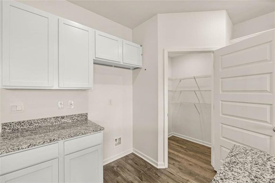 Furnished interior view inside a new home in Oakchase at Hampton, Hampton (Image 5). Furnished interior view inside a new home in Oakchase at Hampton, Hampton (Image 5).