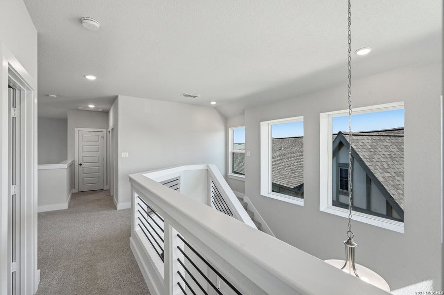 Furnished interior view inside a new home in Stillwater Ranch, San Antonio (Image 11).