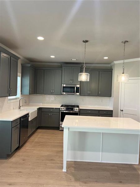 Furnished interior view inside a new home in , Loganville (Image 9).