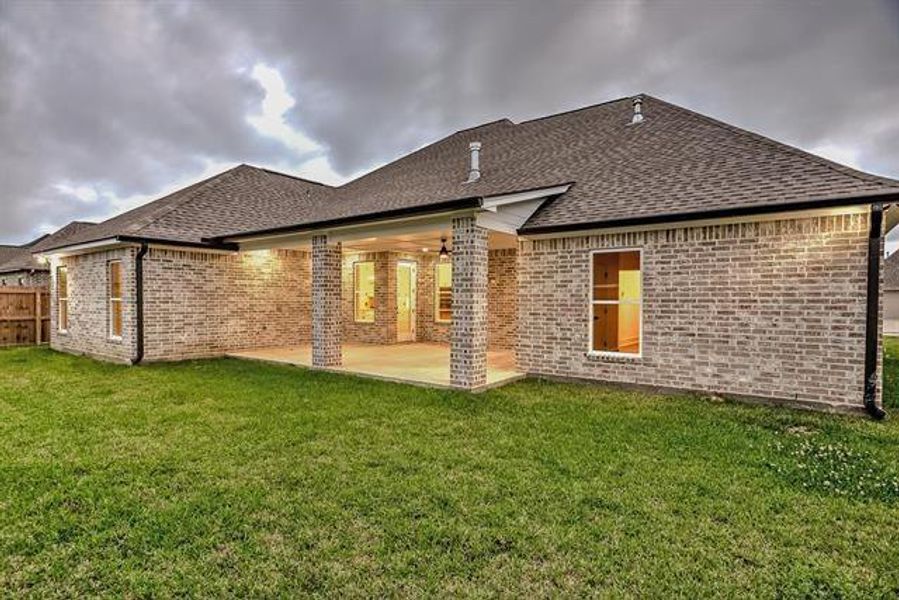 Exterior details and patio area of a home in , Beaumont (Image 27). Exterior details and patio area of a home in , Beaumont (Image 27).