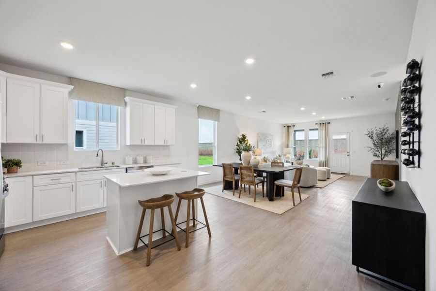 Furnished interior view inside a new home in Windcress, Cove (Image 5).