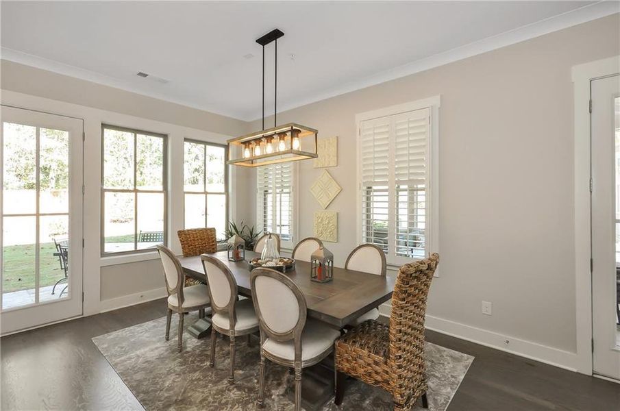 Furnished interior view inside a new home in , Woodstock (Image 2).