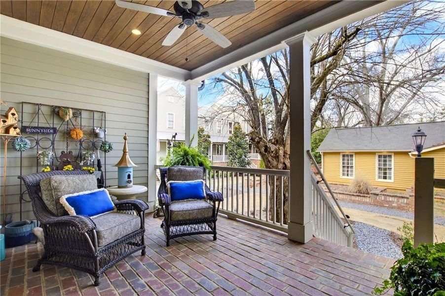 Exterior details and patio area of a home in , Roswell (Image 22).