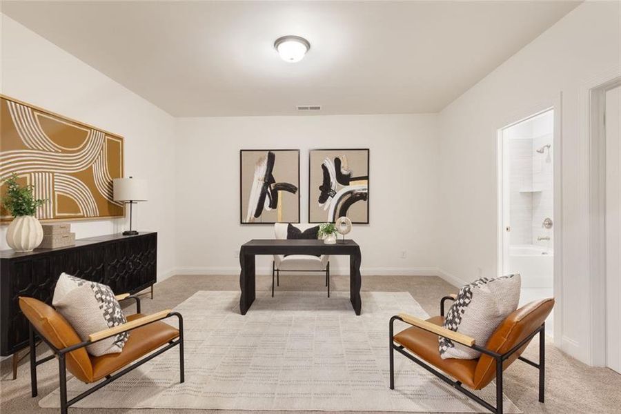 Furnished interior view inside a new home in , Sugar Hill (Image 7).